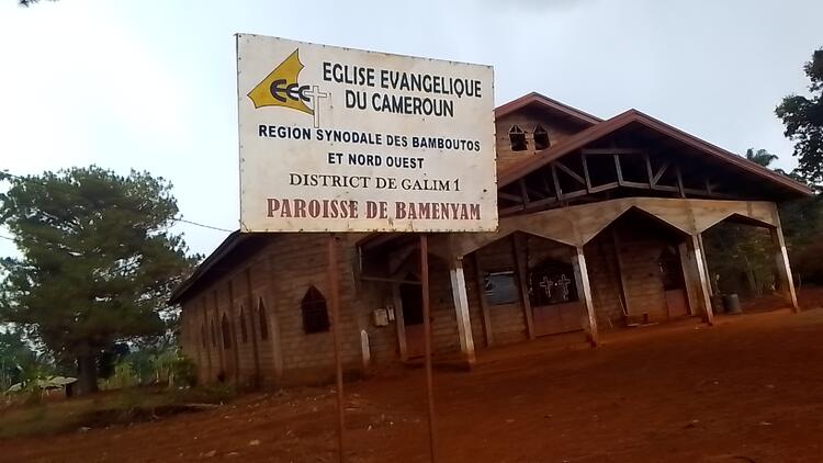 L'une des églises à Bamenyam